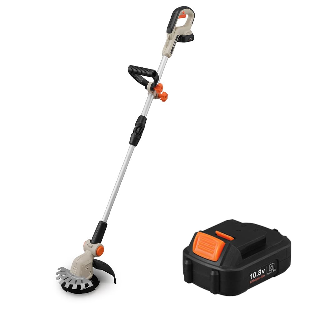 Amazon | 【バッテリー+1個セット】 アイリスオーヤマ 充電草刈機 10.8